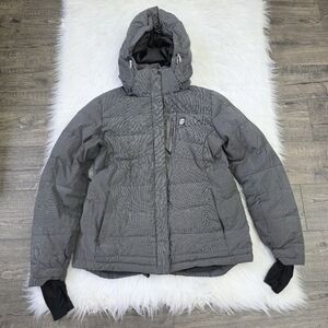 Women's Gray Hooded Jacket